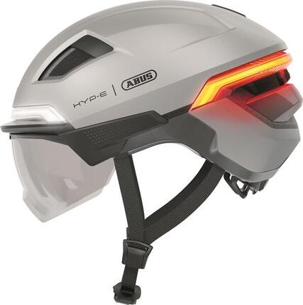 Kask Abus Hyp‑E Bl.Ace, Gleam Silver, M 54–58 cm
