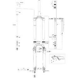 ROCKSHOX Lyrik Ultimate Flight Attendant fourche 27,5"+ / 29" Boost - rouge