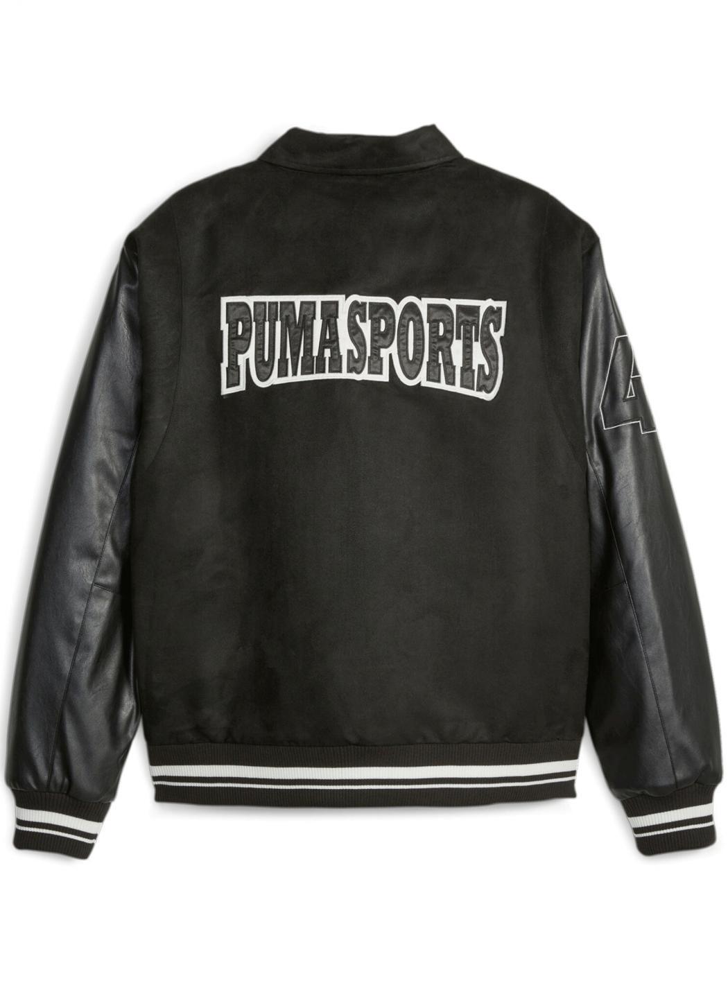 Bomber Uomo puma 621788_varsity_jacket_nero 3/3