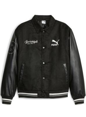 Bomber Uomo puma 621788_varsity_jacket_nero