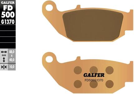 Galfer remblokken fd500 brake pad fd500 g1370 sint.metal street