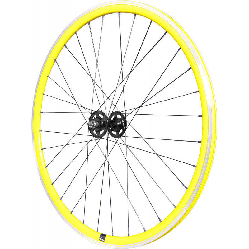 Velox Front Wheel Mach1 550 622x17C Yellow - Aluminium
