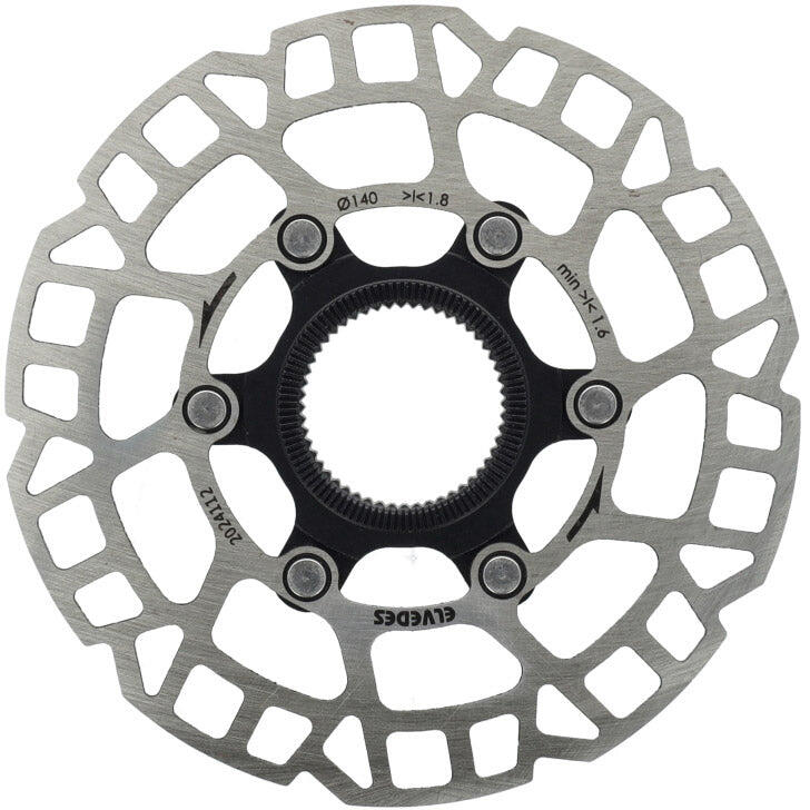Elvedes - Disque De Frein Elvedes Centerlock 140 Mm, 1,8 Mm. - Disque De Frein - Incolore - Decathlon