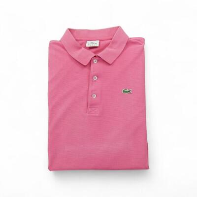 Second life - Kurzarm-Herren-Poloshirt rosa - In gutem Zustand