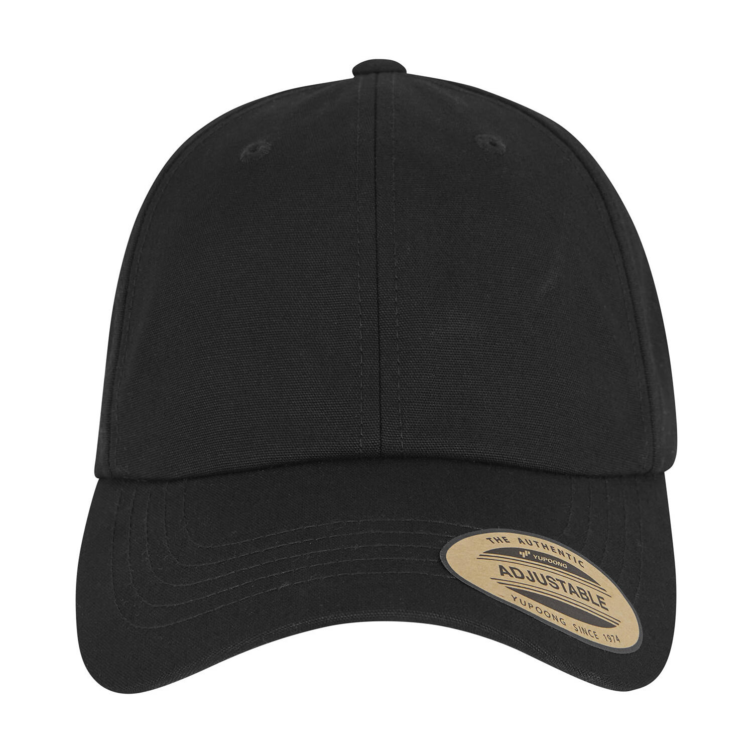 BaseballMütze für HerrenDamen Unisex, Niedriges Profil Damen und Herren Schwarz 4/4