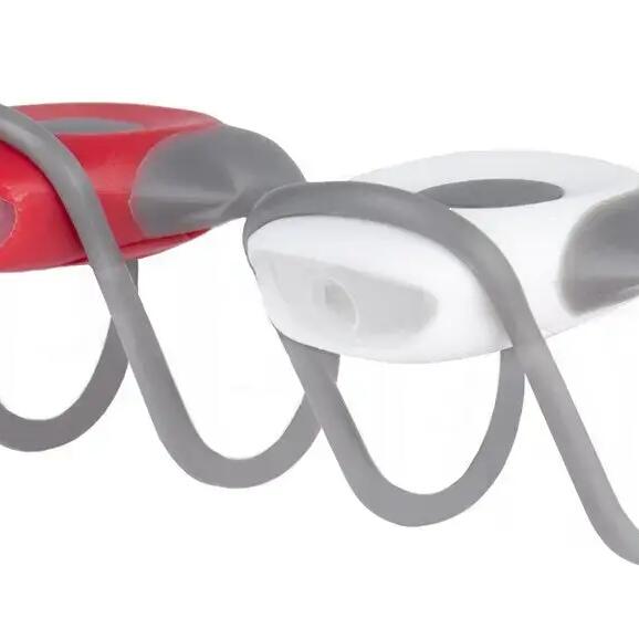 NietVerkeerd Mini LED bike light set white/red with silicone straps