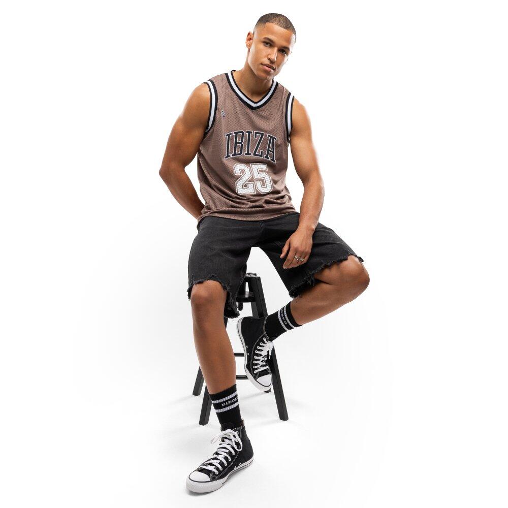 Herren Lifestyle basketballtrikot IBZ Pedrera Brown Braun 3/7