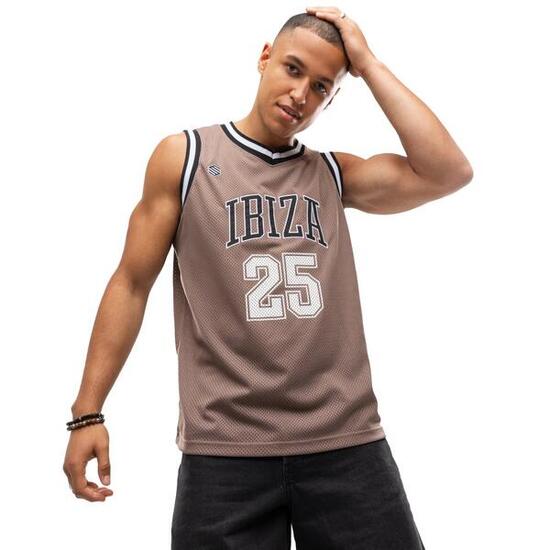 Maillot de basketball homme Lifestyle IBZ Pedrera Brown Marron