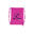 Geantă sport Givova fucsia, 13 L, nylon ușor, snur de închidere
