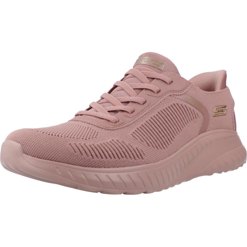 Ténis skechers modelo bobs squad chaos cor rosa