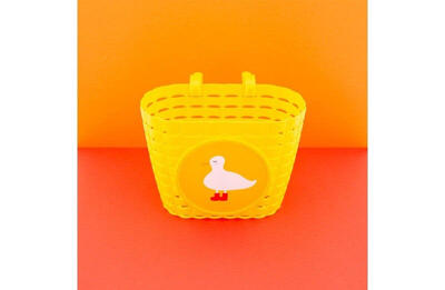 Cestino bici bambini Qibbel Widek Explorer - Sleepy Duck giallo