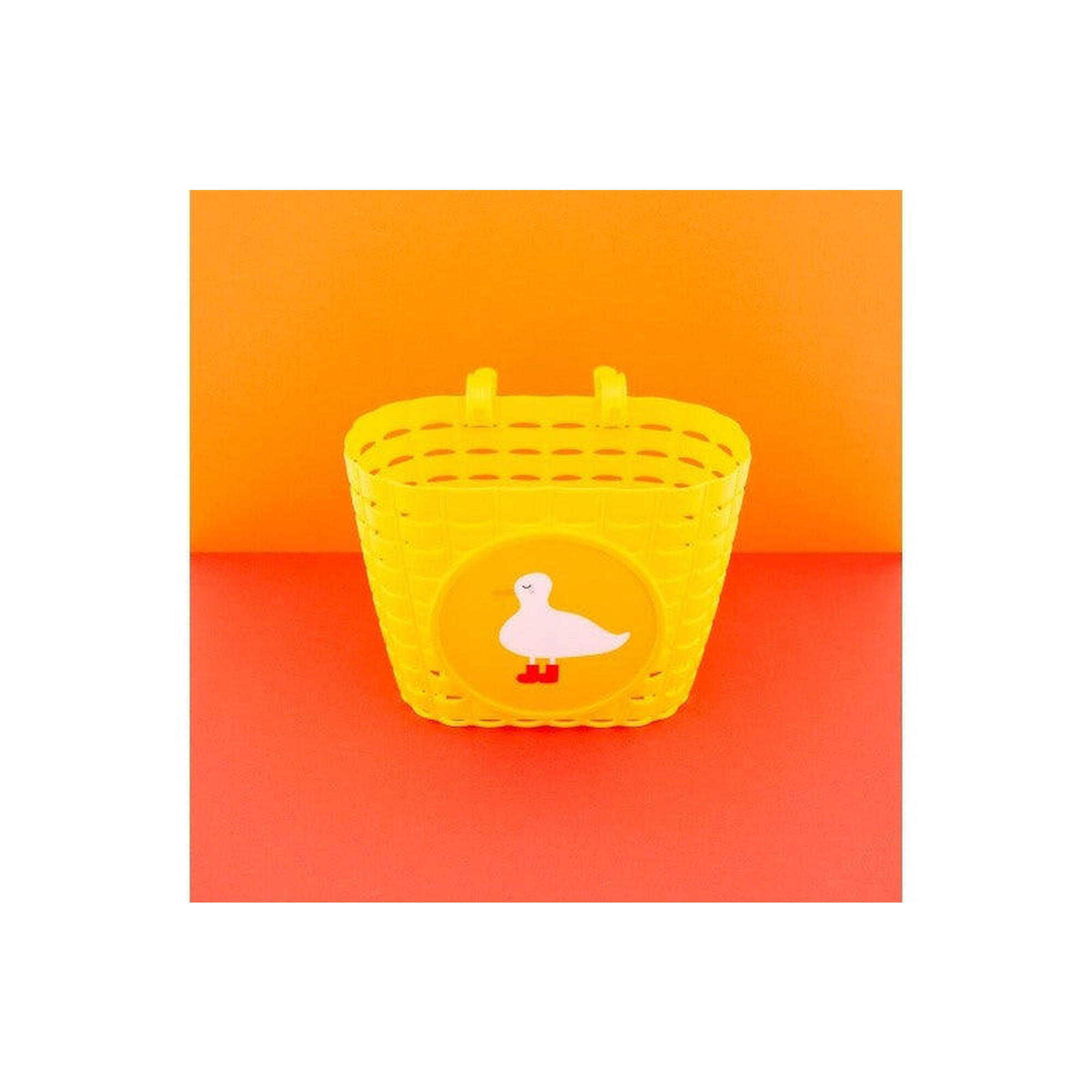 Qibbel - Qibbel Widek Panier Enfant Explorer Sleepy Duck Jaune - Décoration Guidon - Jaune - Decathlon