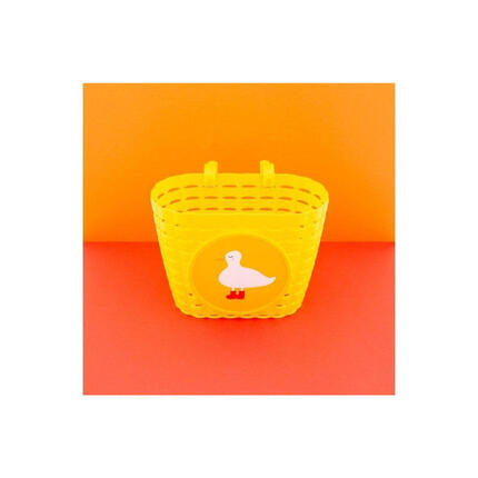 WIDEK Explorer koszyk rowerowy dla dzieci Sleepy Duck żółty