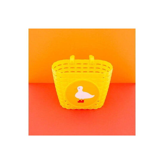 WIDEK Explorer koszyk rowerowy dla dzieci Sleepy Duck żółty