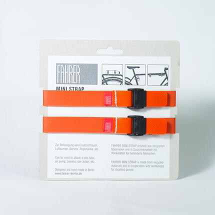 Fahrer cargo mini strap m 35x2cm oranje (2 stuks