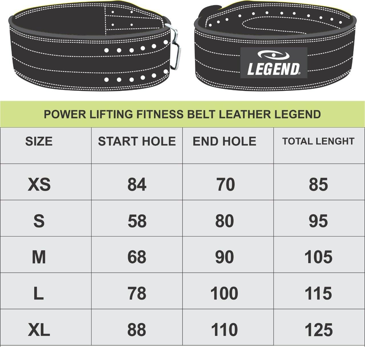 PowerLifting Belt Heren/Dames Zwart Suede Leer 2/5