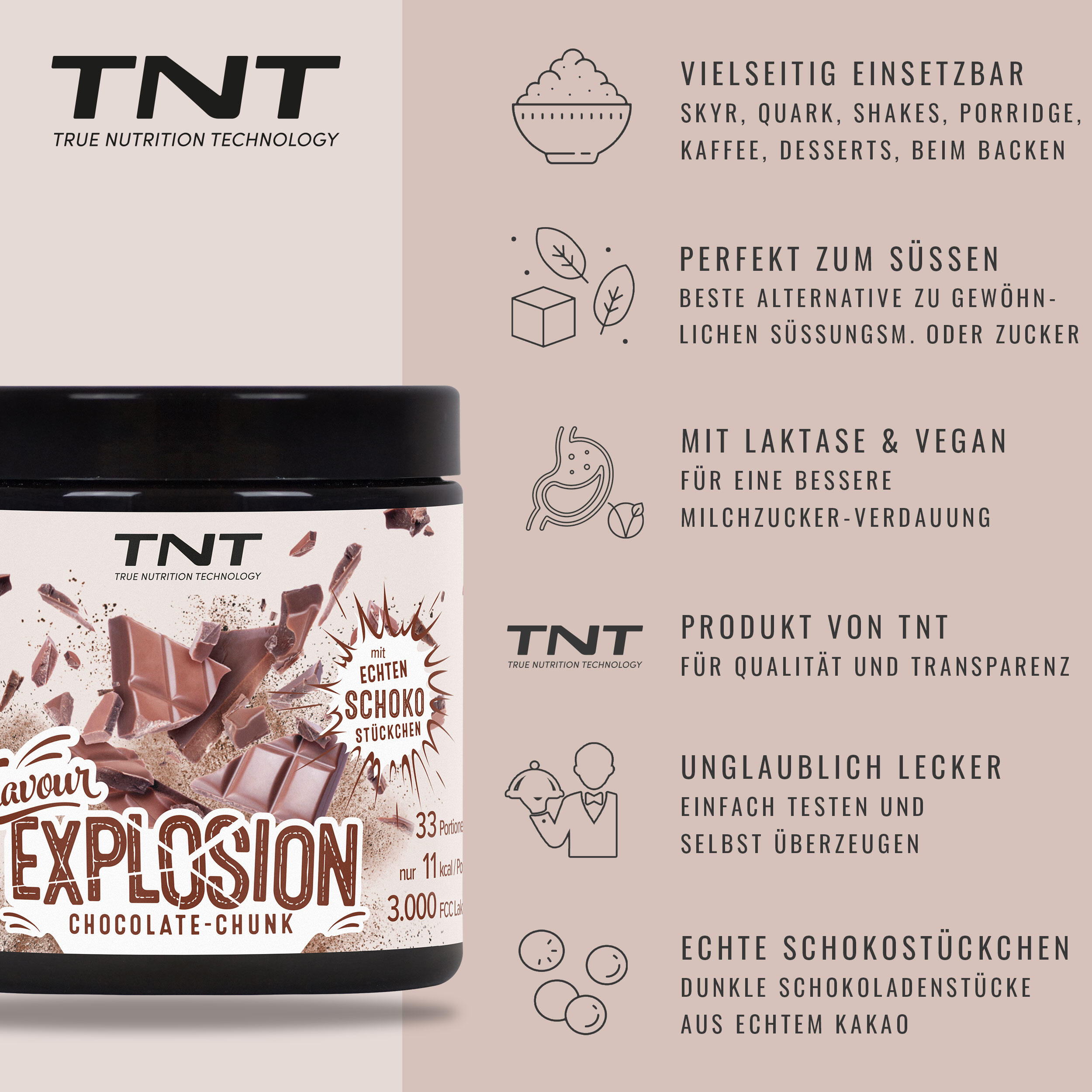 Flavour Explosion - genießen ohne schlechtes Gewissen - Chocolate Chunk 5/6