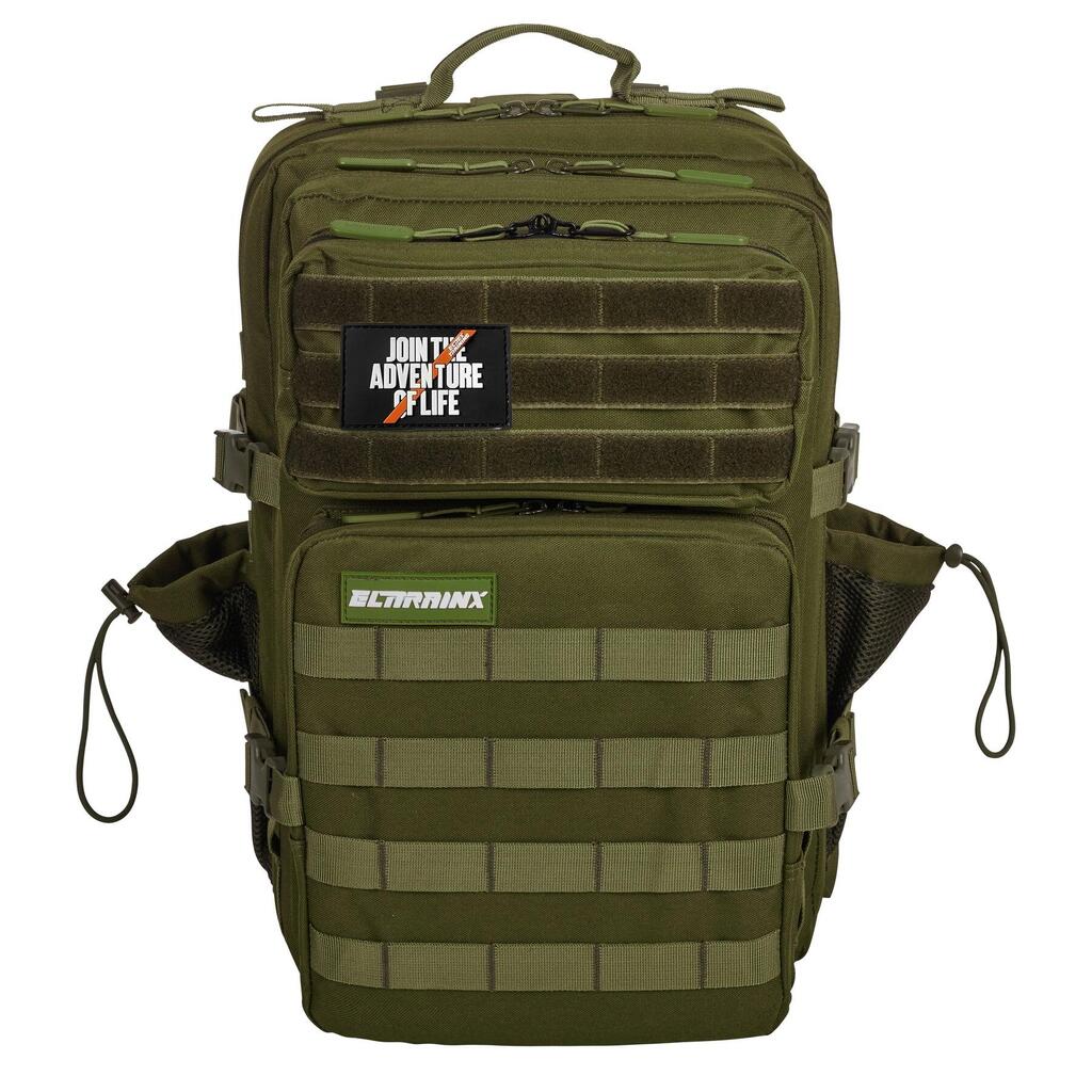 Military Tactical Backpack ELITRAINX V1 Green 45L for Sports