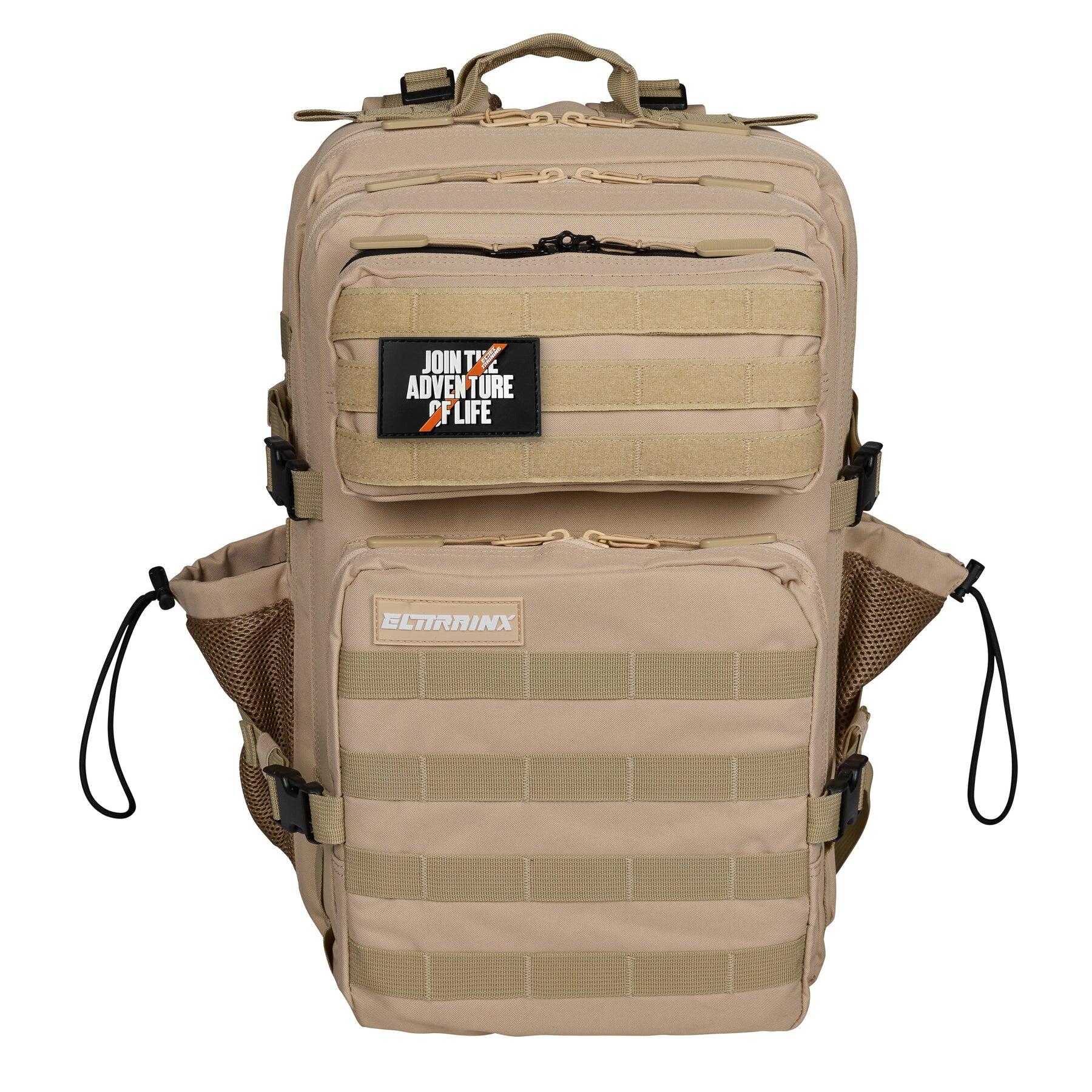 Elitex Training - Sac À Dos Elitex V1 Cream Khaki 45l Cabine Entraînement Imperméable - Sac À Dos - Blanc - 45 L - Decathlon