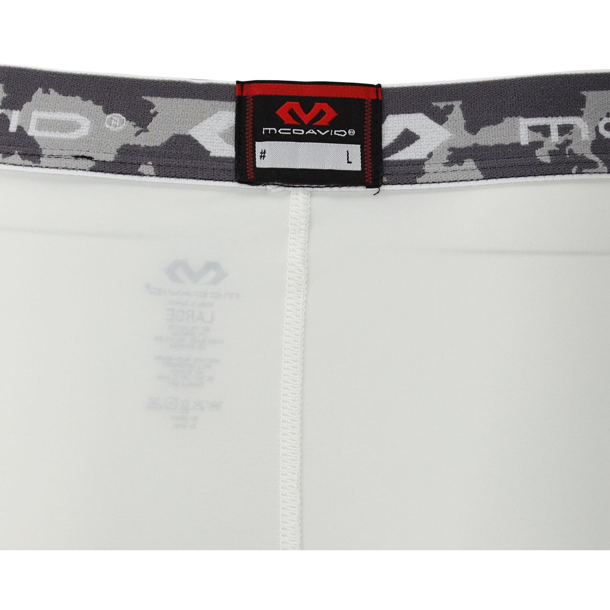 Collant De Compression 3/4 Garçon Russell Athletic - Noir Avec Imprimé Bleu - Taille S (6-7 Ans) - Neuf