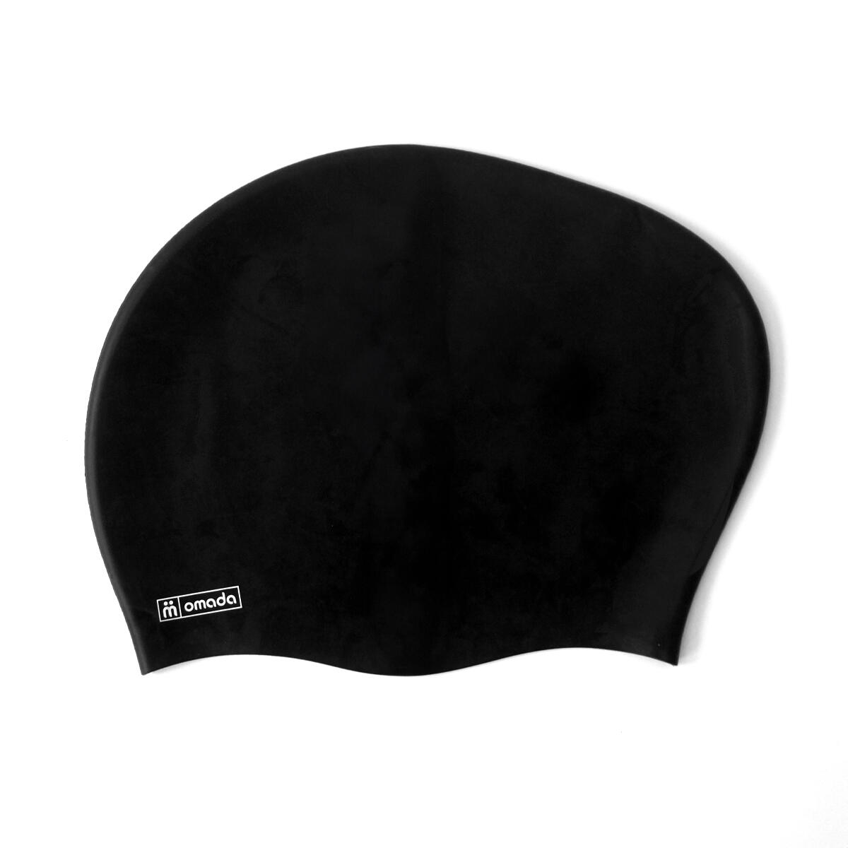 Gladiatorfit - Bonnet De Bain En Silicone "cheveux Longs" Adulte Omada - Bonnet De Bain - Noir - Taille Unique - Decathlon