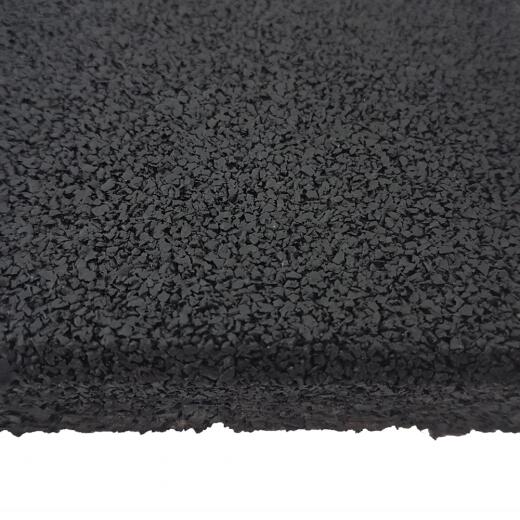Gummiboden "Standard Tiles Black" 100x100cm Stockz 3/4