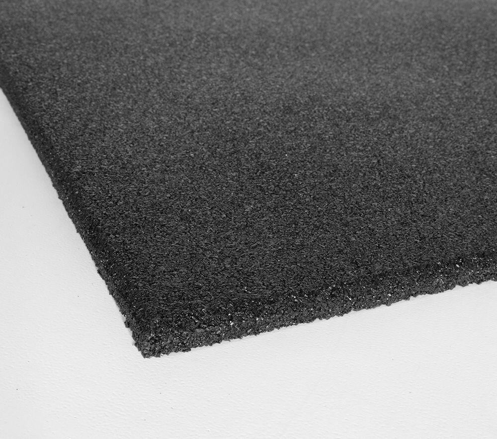 Gummiboden "Standard Tiles Black" 100x100cm Stockz 2/4
