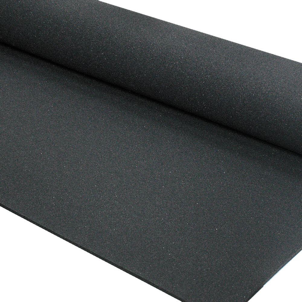 Gummiboden in Rollen "Sportsflooring Rolls Pure Black" 10x1.25m Stockz 2/3