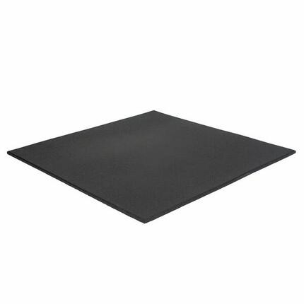 Sol en caoutchouc "Standard Tiles Black" 100x100cm Stockz