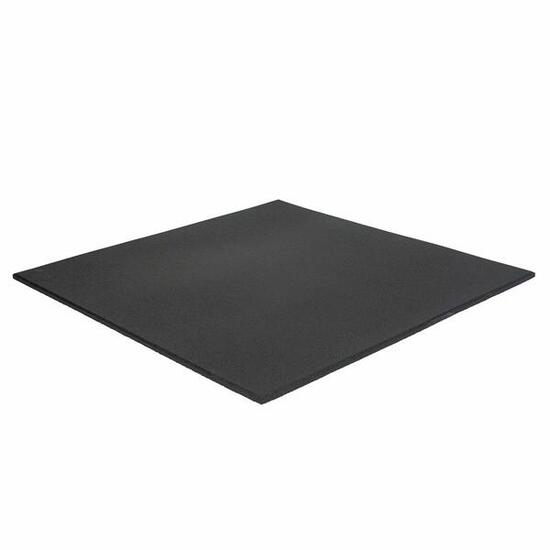 Sol en caoutchouc "Standard Tiles Black" 100x100cm Stockz