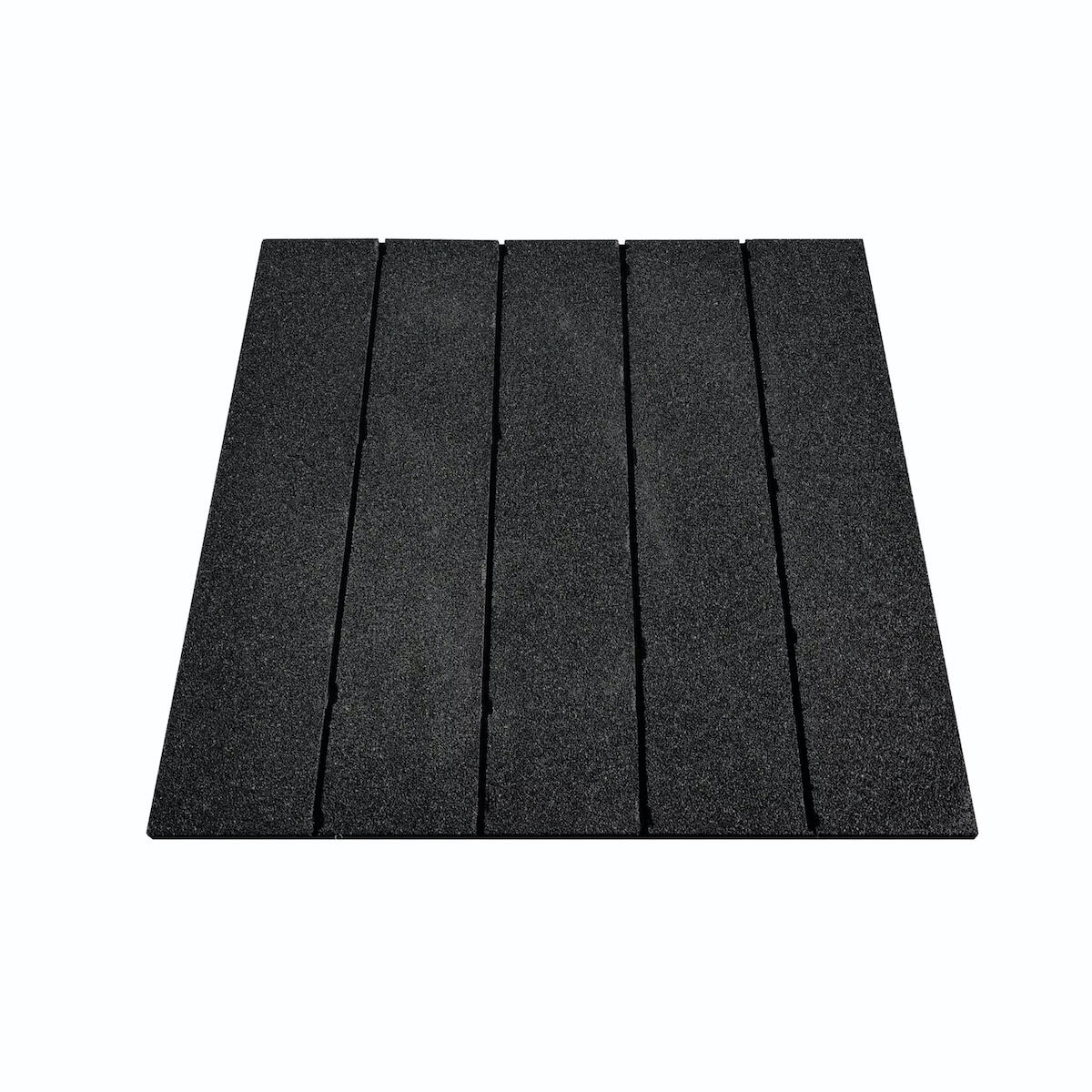 Gummiboden "Outdoor Tiles Black" 100x100cm Stockz 2/5
