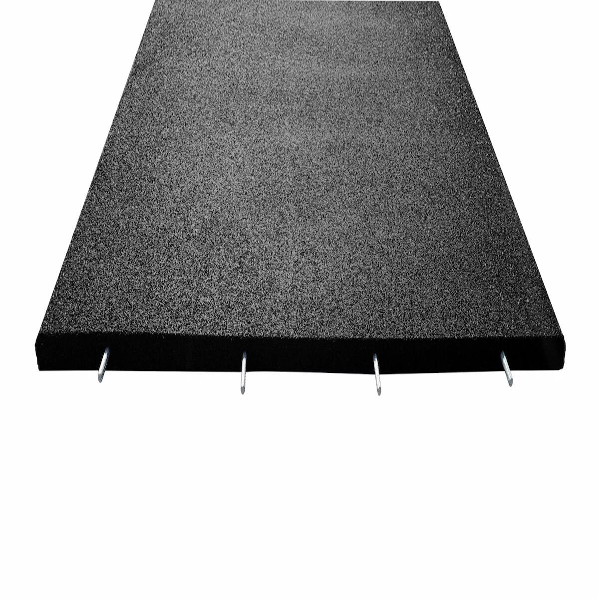 Gummiboden "Outdoor Tiles Black" 100x100cm Stockz 5/5