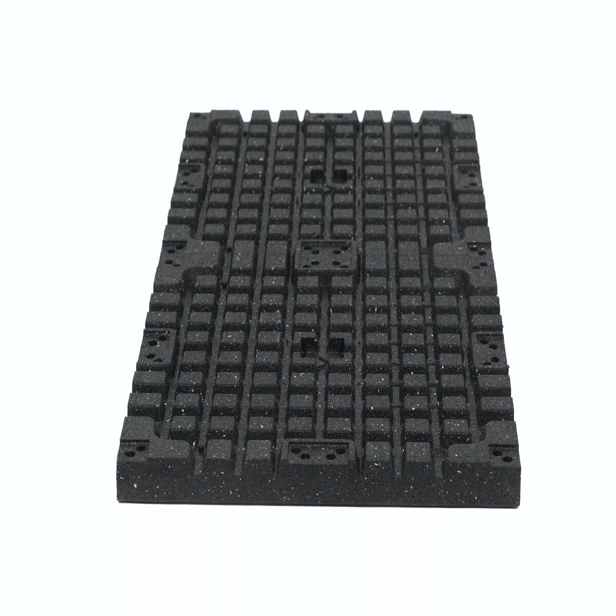 Rubber flooring "Connect Tiles Pure Black" 50x100cm + 5 connectors Stockz 4/4