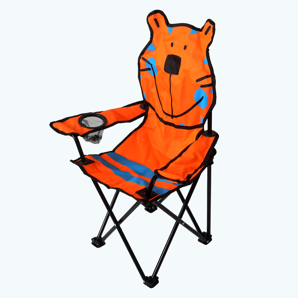 GLADIATORFIT Sedia da campeggio "Tiger" per bambini Omada