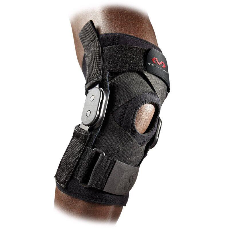 MCDAVID Ginocchiera con cerniere e cinghie incrociate McDavid