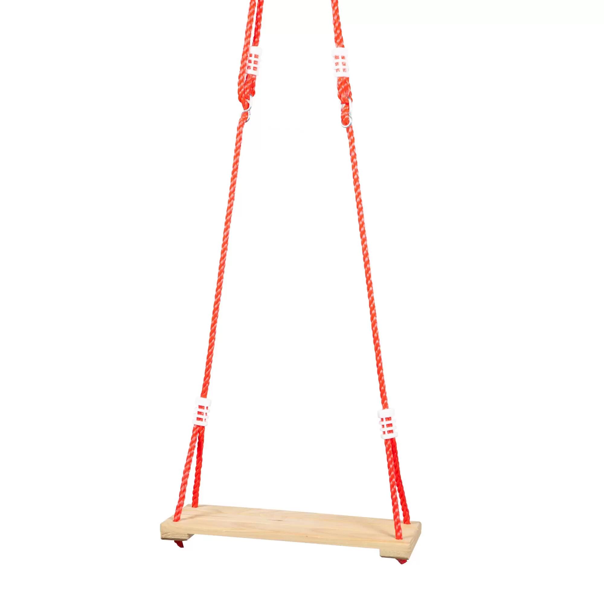 GLADIATORFIT Children's swing with wooden plank Beluga