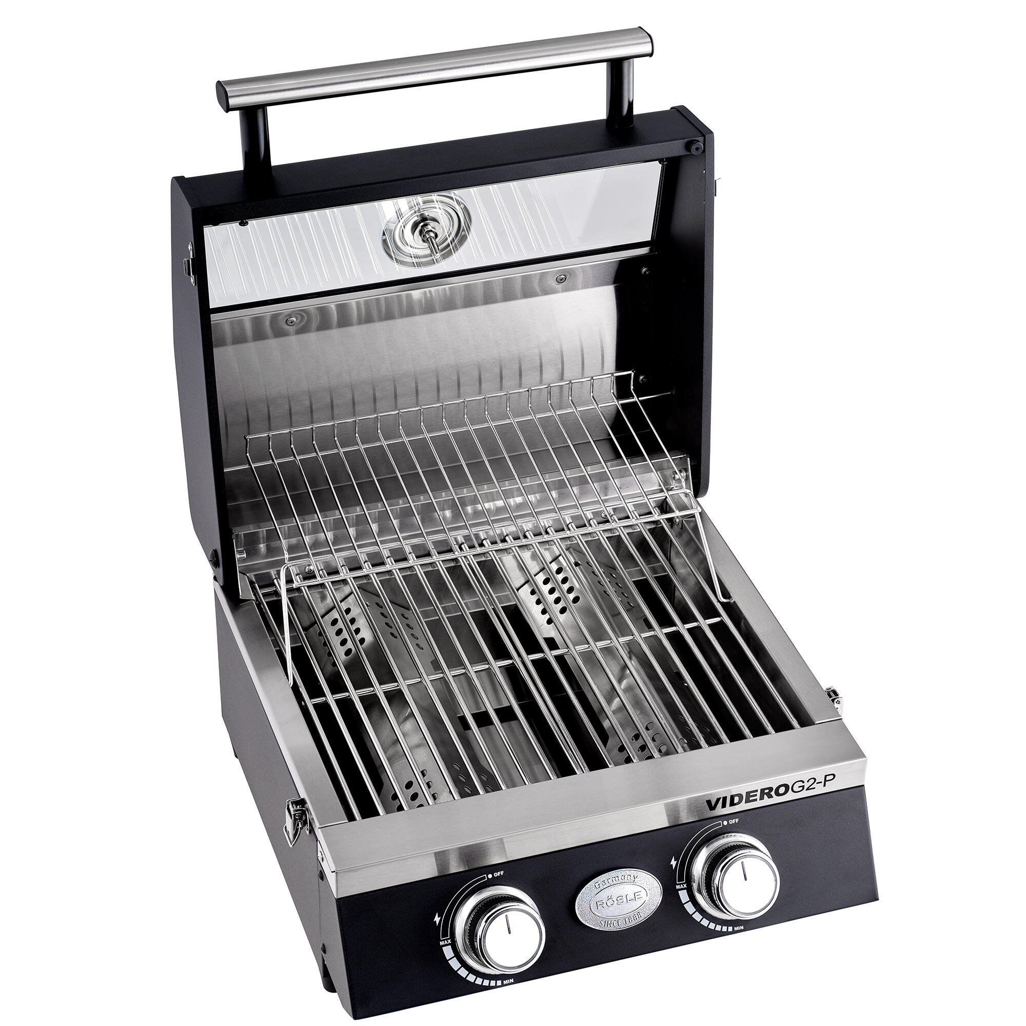 Tragbarer Gasgrill "Videro G2-P". Rösle 3/5