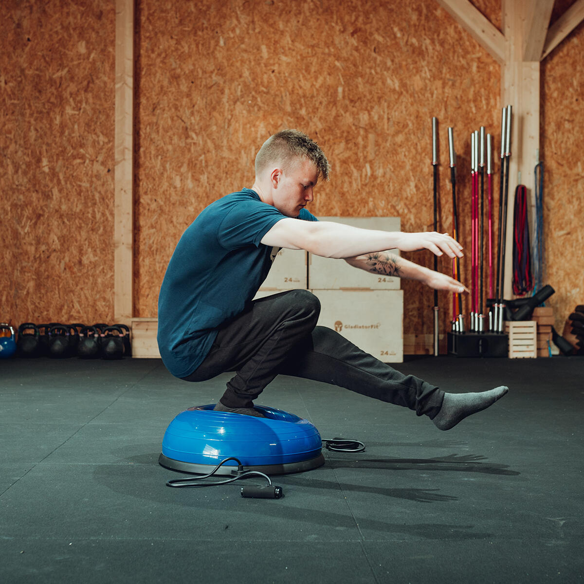 Balance Ball" half-ball balance station Ø 57cm JustFit 4/5