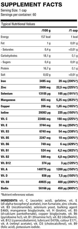 Daily Vitamins - 60 capsules 2/4