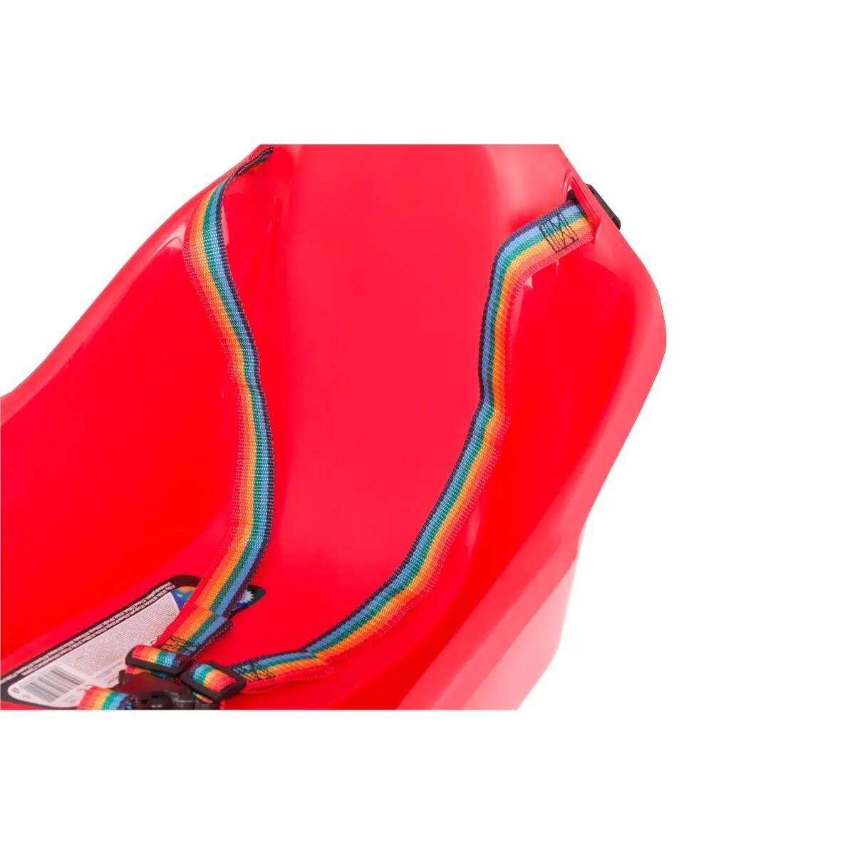 Sanki plastikowe dla dzieci Prosperplast mini Topo z oparciem i pasami 5/5