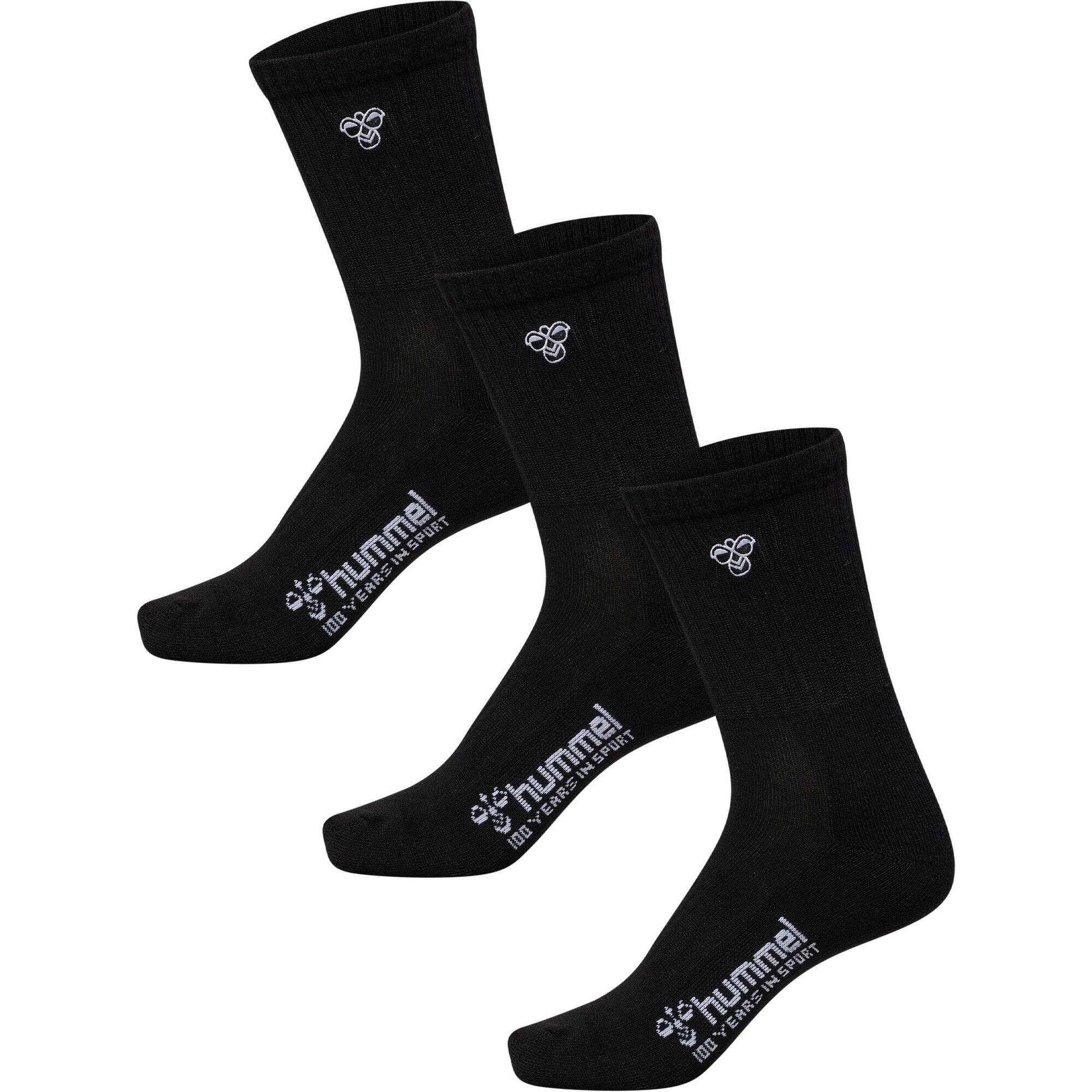 Hummel - Enfiler Long Chaussettes Hmljr 3-pack Mode De Vie Enfant Hummel - Chaussettes - Noir - Decathlon