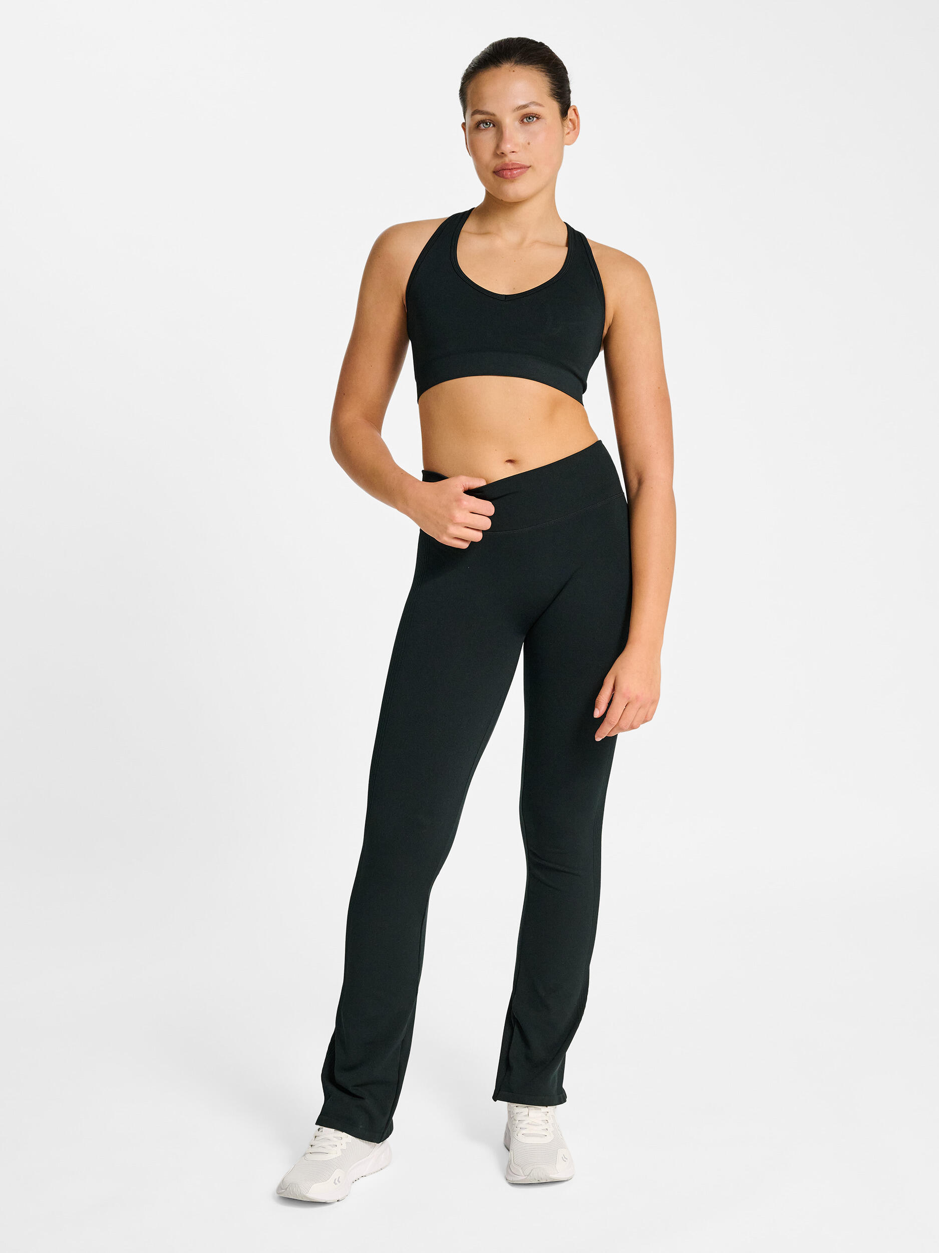 Leggings para mulher Hummel Hiit Seamless Flare 3/7