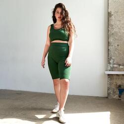 Short en Coton Taille Haute pour le Yoga et le Fitness