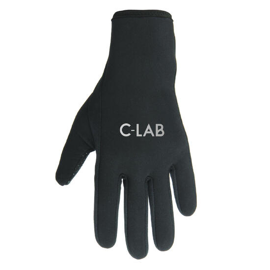 Zimowe rękawiczki rowerowe - Alps - Czarne