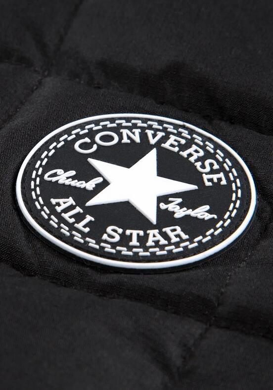 Giubbotto converse ragazzo square quilted - nero 3/3