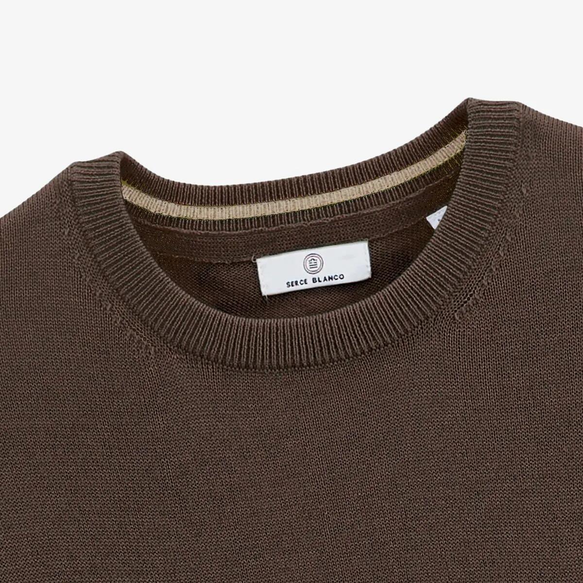 Jersey liso de cuello redondo 3/3