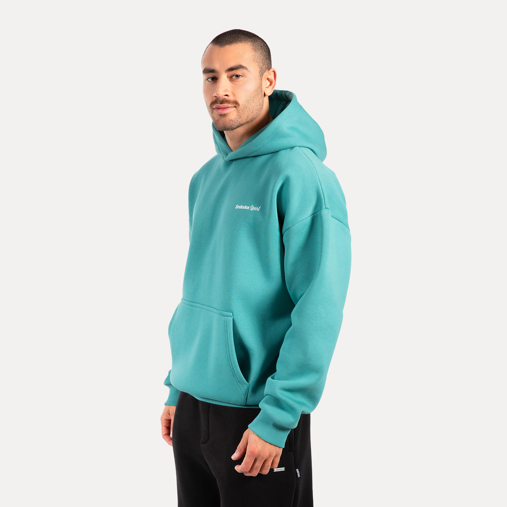 Herren Hoodie Fortes Petrol 2/5
