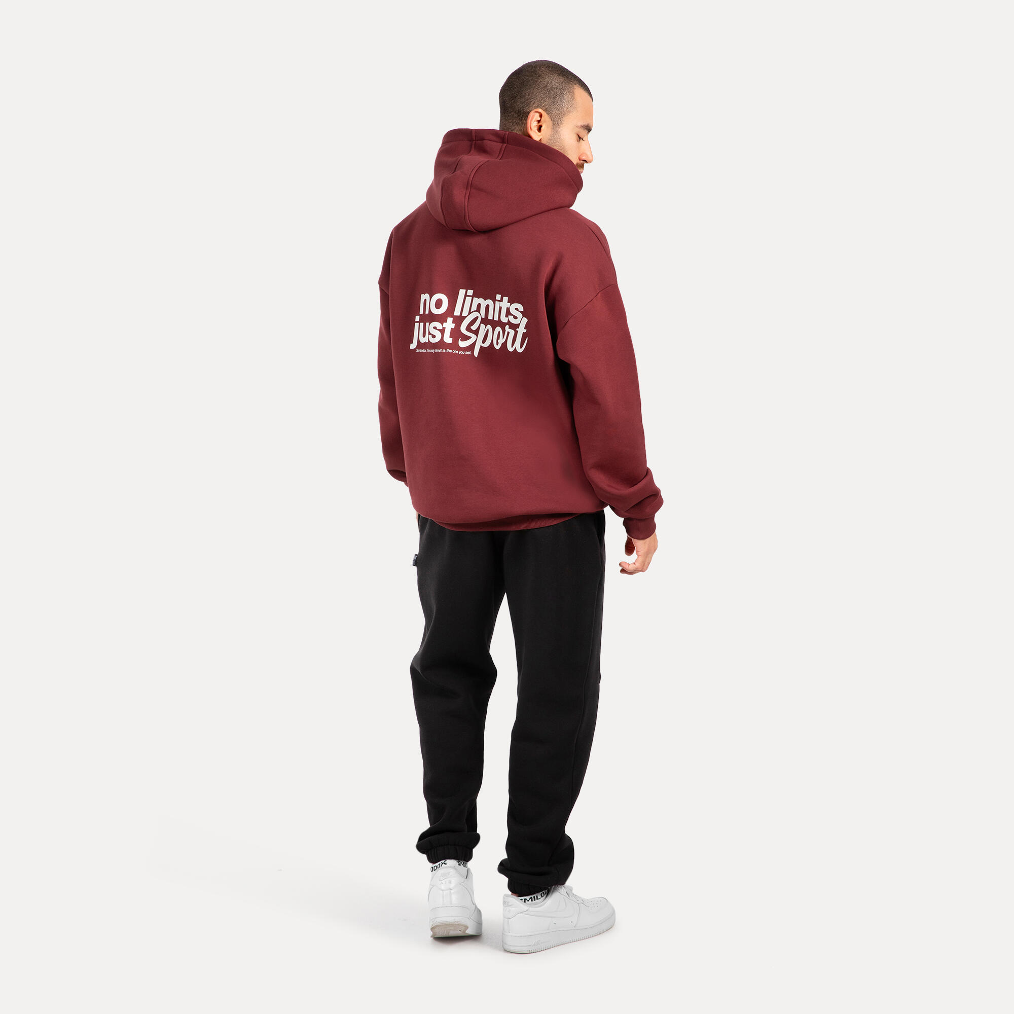Herren Hoodie Fortes Bordeaux 3/5
