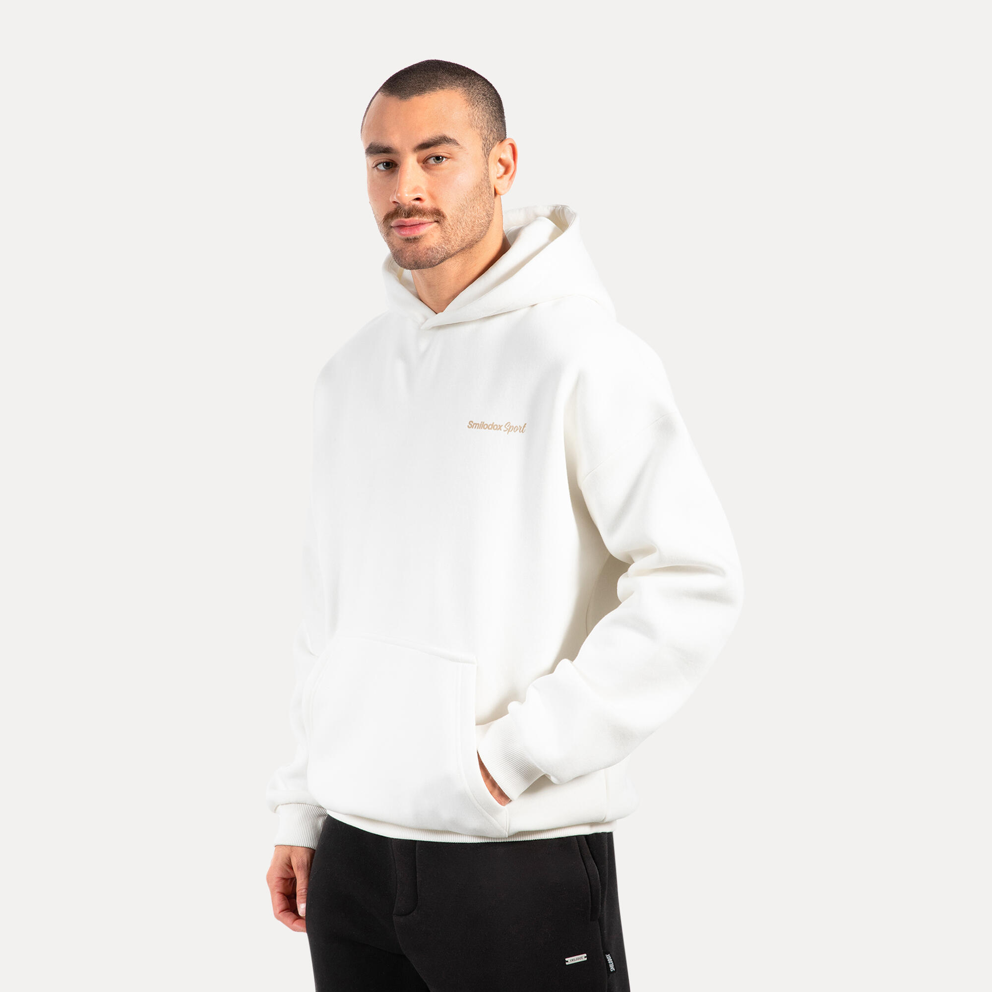 Herren Hoodie Fortes Creme 2/5
