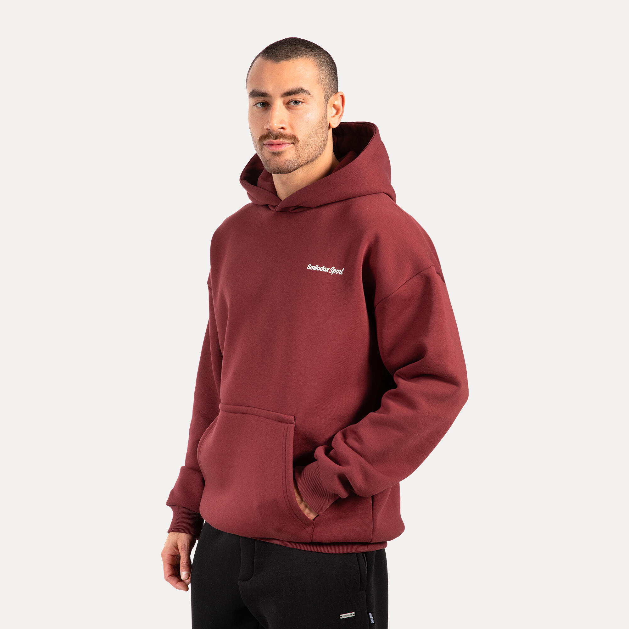 Herren Hoodie Fortes Bordeaux 2/5